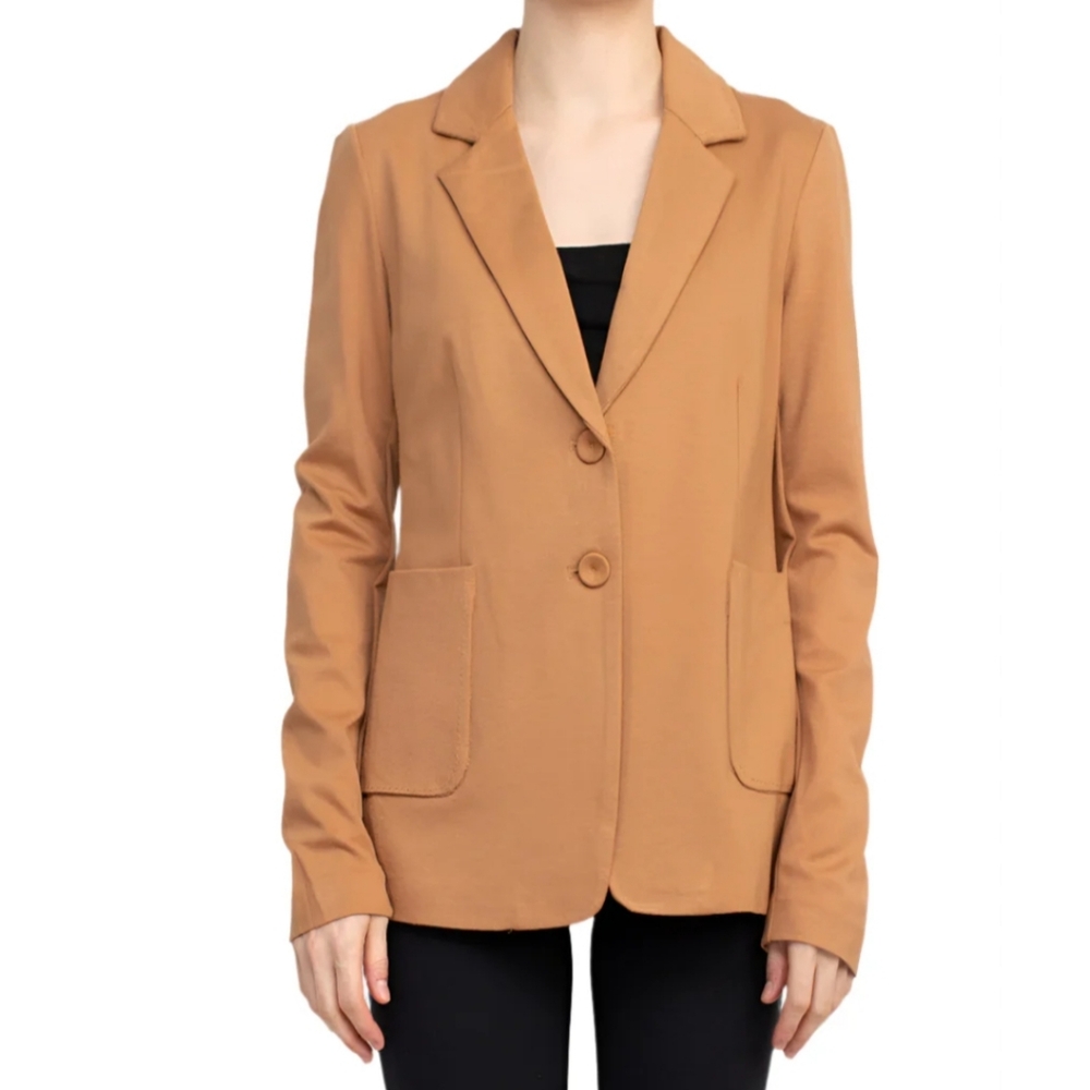 NWT Tahari Blazer In Tan Size Women's 4